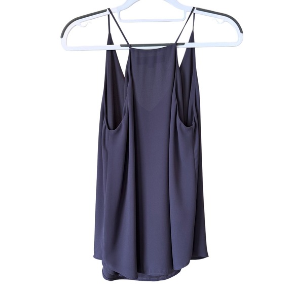 Ann Taylor LOFT Womens XS Purple Plum Strappy V-Neck Cami Tank Top Lining - Picture 4 of 9